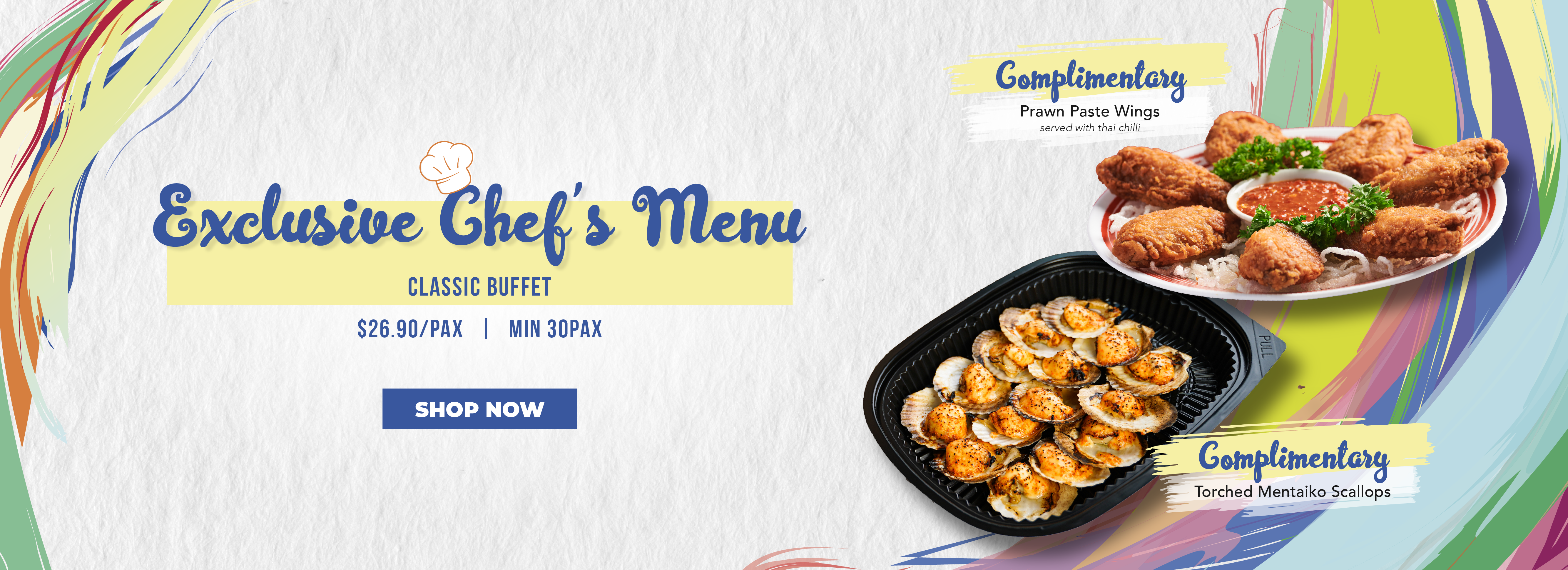 Exclusive Chef's Menu Classic Buffet